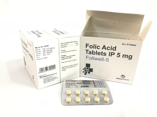 Folic Acid Tablet By SALVAVIDAS PHARMACEUTICAL PVT. LTD.