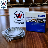 Gmn Angular Contact Ball Bearing - Stainless Steel, Various Sizes Available | High Precision, Silver Finish, Industrial Usage, Warranty Included