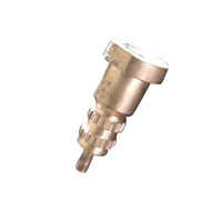 Copper Forged Split Bolt - High Quality Copper Alloy, Round Shape, Silver Color - Enhanced Contact Pressure, Galvanized Finish, Captive Saddle For Equal Pressure Distribution