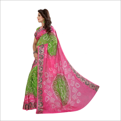 New Fancy Bandhani Printed Saree