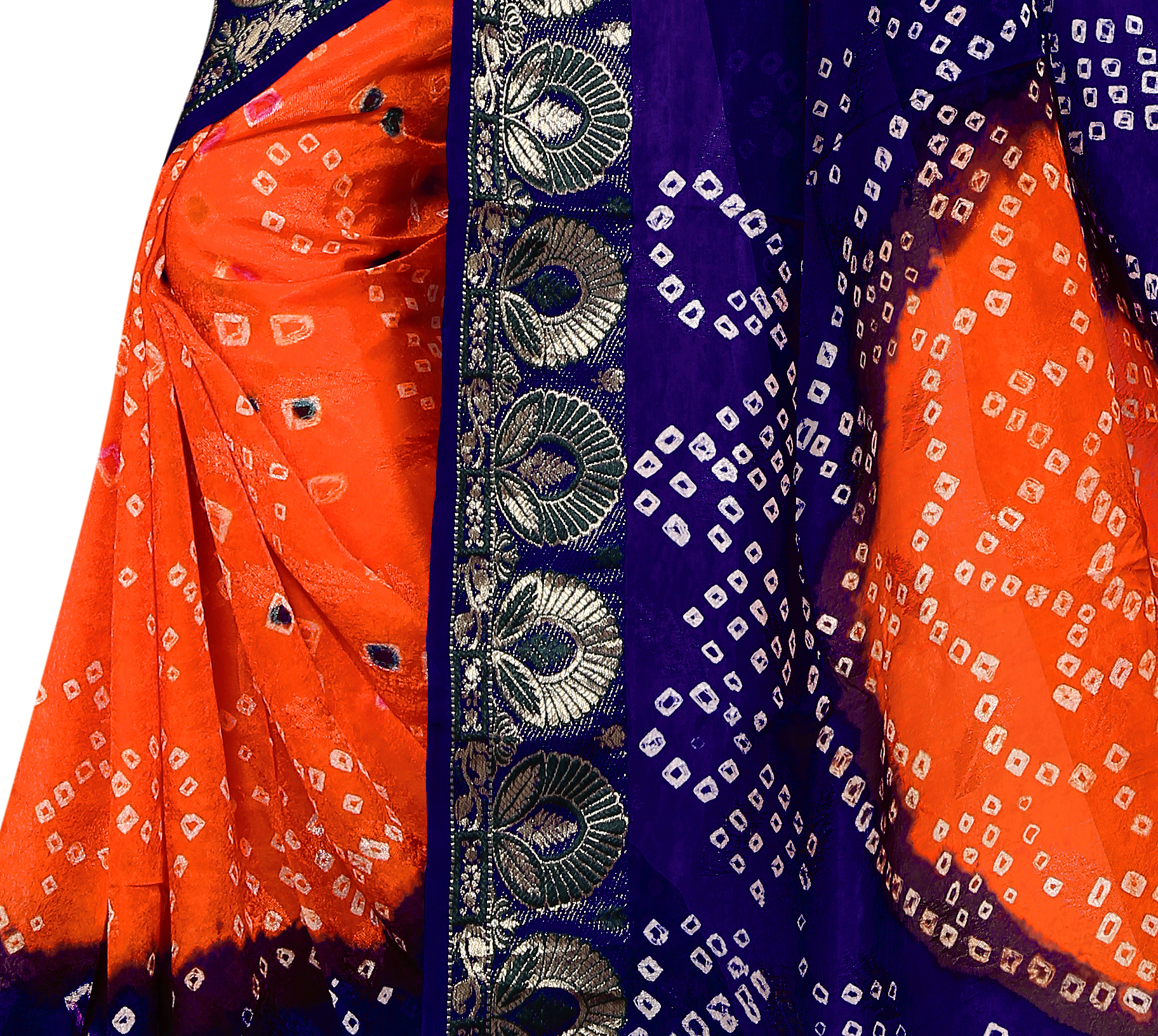 New Fancy Bandhani Printed Saree
