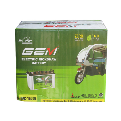 Electric E Rickshaw Battery