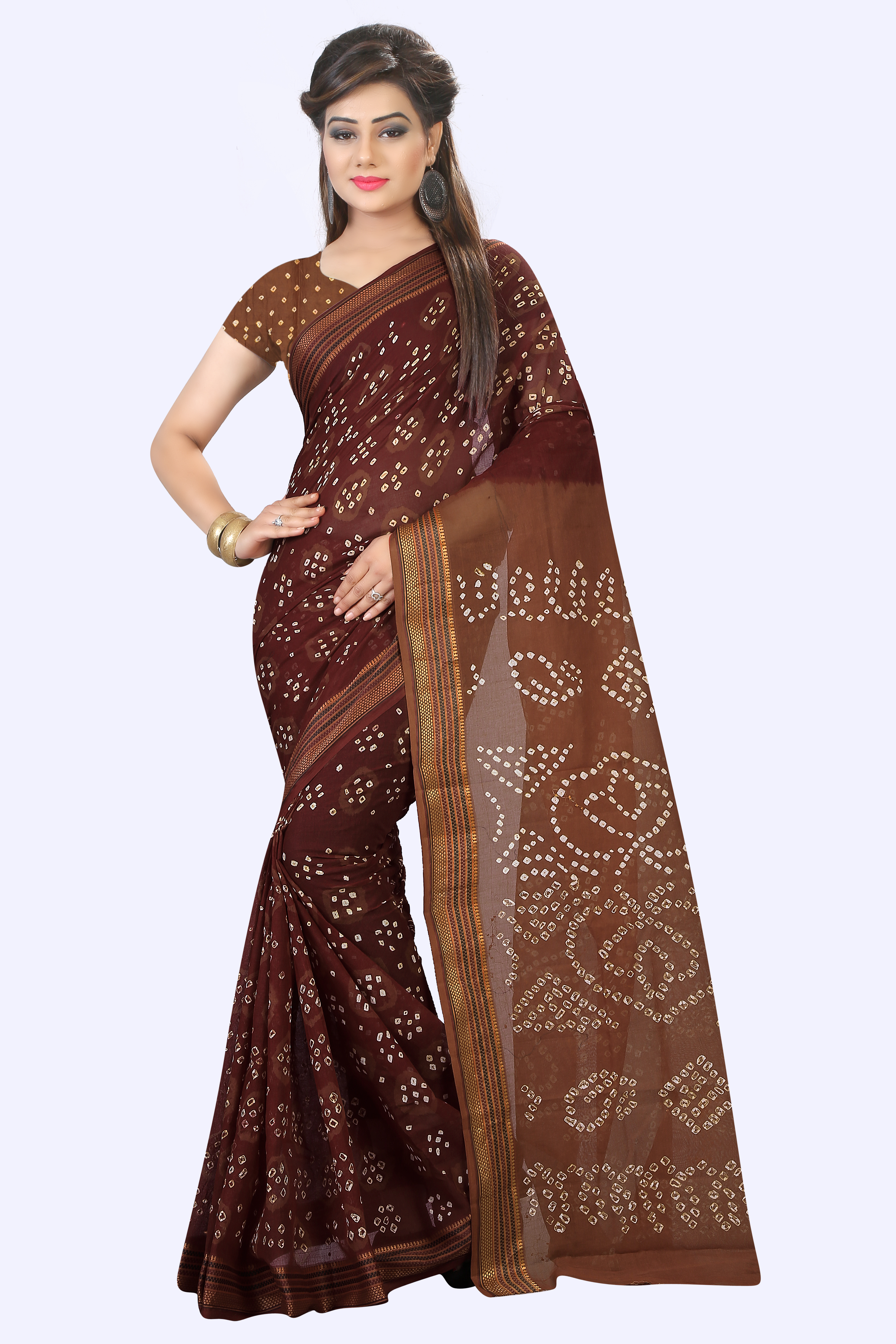 Bandhani Printed Saree