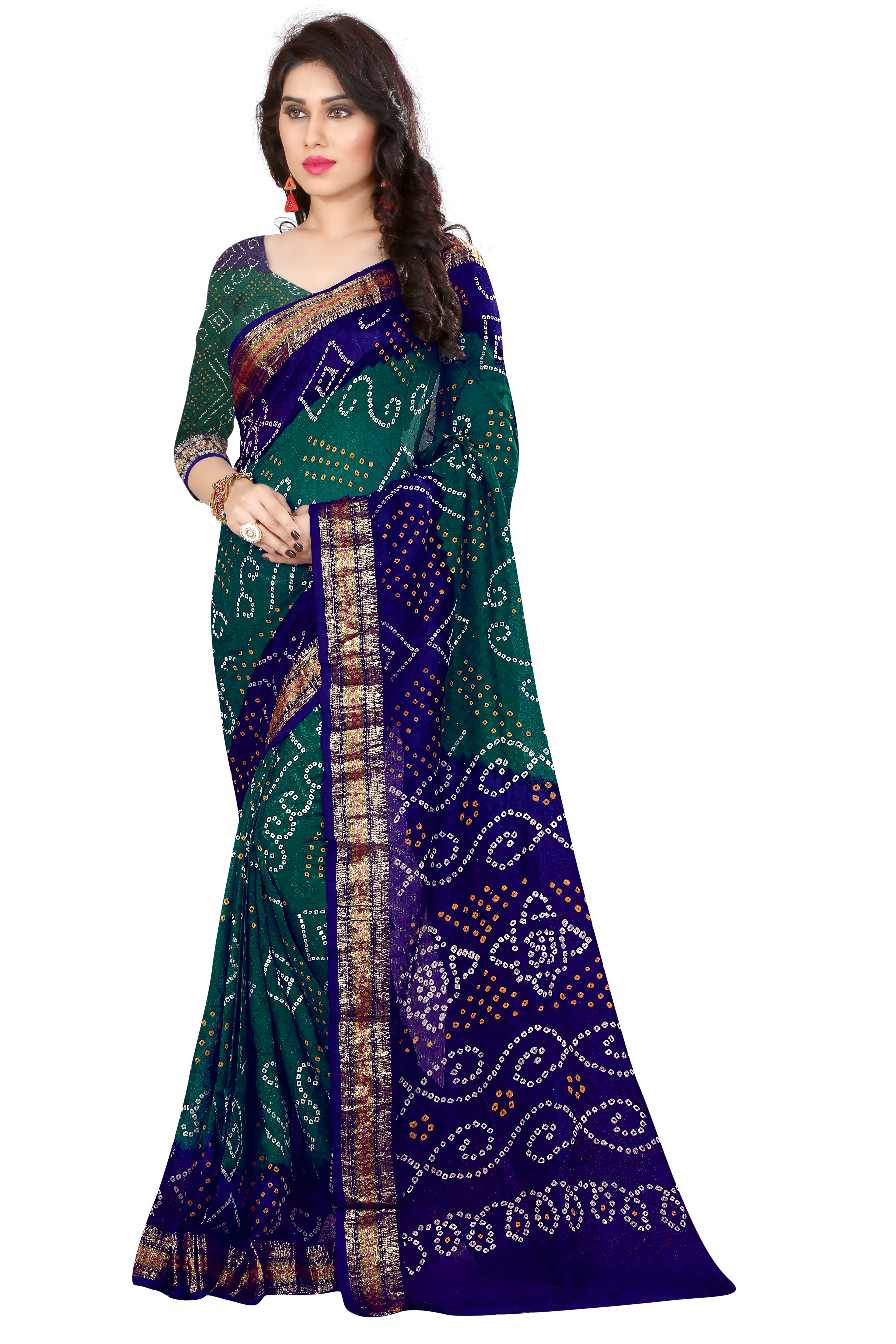 Bandhani Printed Saree