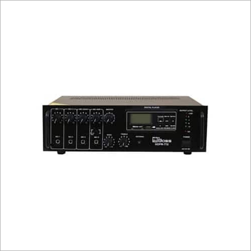 Black 75 Watt Pa Mixing Amplifier With Digital Player (Bluetooth)