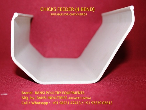 CHICKS FEEDER 4 BEND (cage farming) CHICKS FEEDER 4 BEND (cage farming)