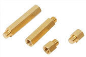 Golden Brass Male Female Spacers