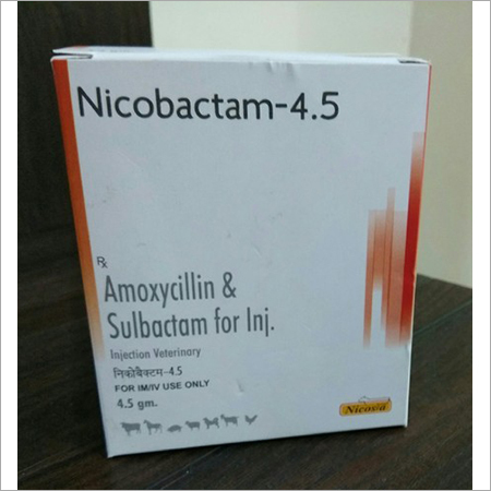 AMOXY SULBACTUM DRY INJ NICOBACTUM 4.5GM