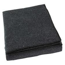 50% Woolen Grey Relief Blanket 1400g 54*84inches