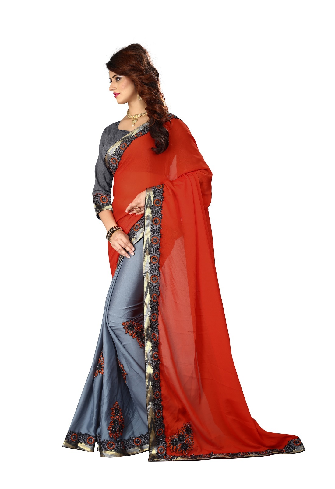Banglori Chiffon Saree
