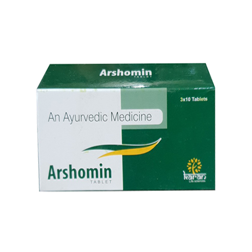 Arshomin Ayurvedic Tablet Arshomin Ayurvedic Tablet