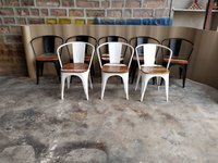 Wooden Tolix Chair