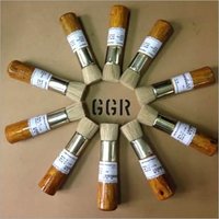 Round Stencil Brushes - Wooden Handle, Different Sizes Available, Brown Color | Low Shedding Design, Suitable For Wood, Metal & Fabrics