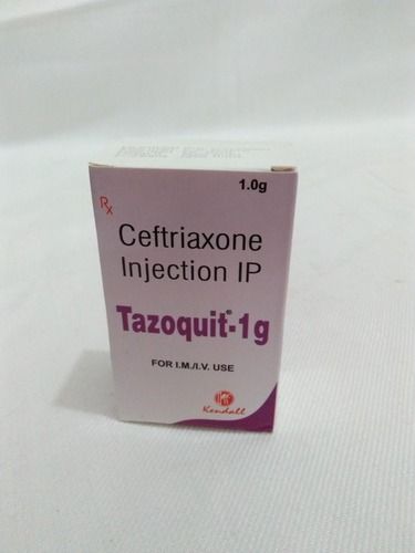 Tazoquit-1G Injection Ingredients: Ceftriaxone 250Mg+Salbactum 125Mg