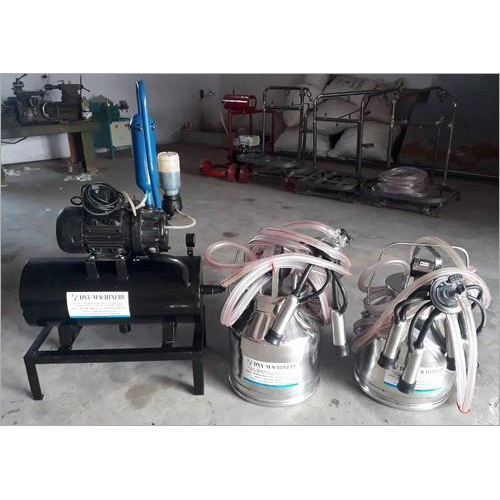 Double Bucket Fix Type Milking Machine Capacity: 20 Cows Per Hour Kg/Hr