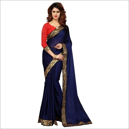 Designer Chiffon sarees with Lace