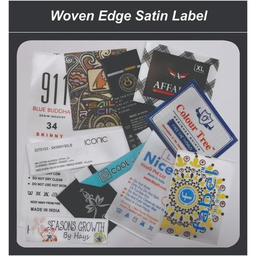 Woven Edge Satin Labels 