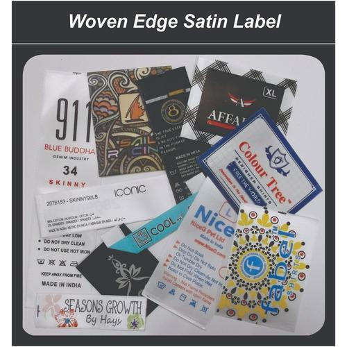 Woven Edge Satin Labels