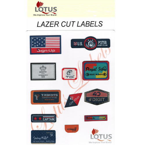 Multicolor Laser Printed Cut Tag