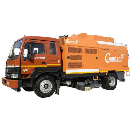Truck Mounted Road Cleaning Machine - Heavy-Duty Steel Truck Size, Large Tank | Efficient Cleaning, High Capacity, Versatile Use