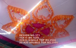 15x15 Tent Ceiling design