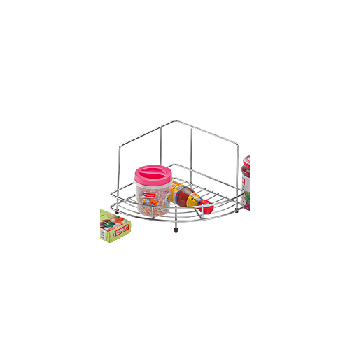 Ss Kitchen Corner Rack Height: 15.5-18 Inch (In)