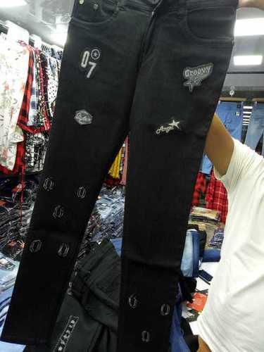 Ladies Jeans - Denim, Waist Size 28-40, Black Color | Breathable, Washable, All-Season Wear