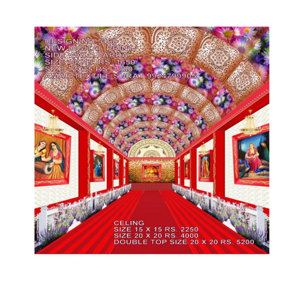 3D Premium Grand Finish Readymade Ceiling Decoration