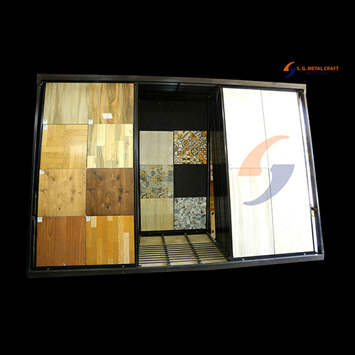 Vertical Sliding Tiles Display Stand