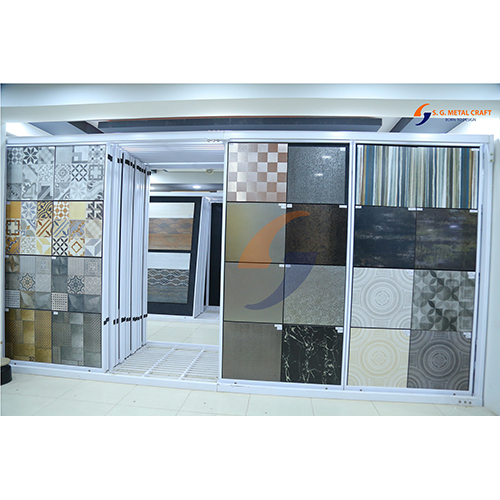 Vertical Wall Tiles Display Stand