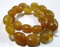 SALE AAA Quality Natural Yellow Sapphire Oval Shape 8 to 10mm Beads