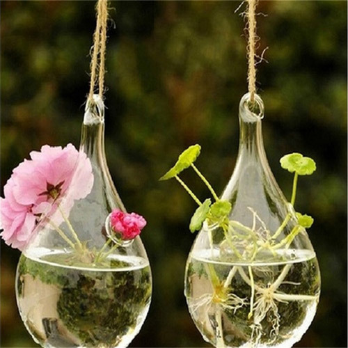 Transparent Hanging Decorative Vases