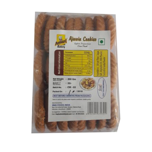 Ajwain Cookies Texture: Soft