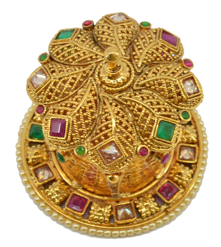 Gold Plated Sindoor Dabbi