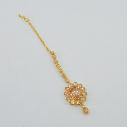 Stylish Golden Mang Tika