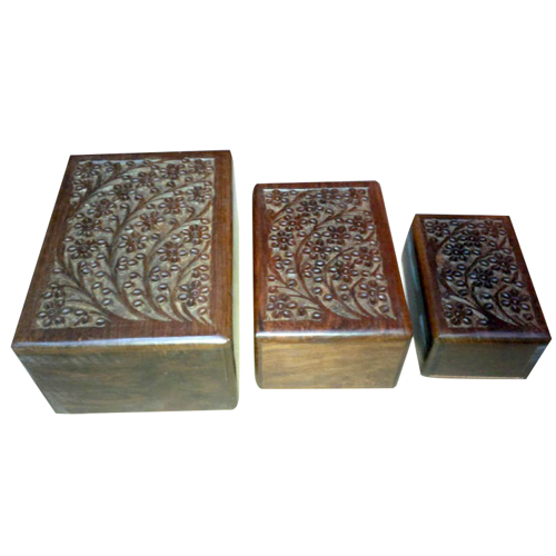 Designer Wooden Urns