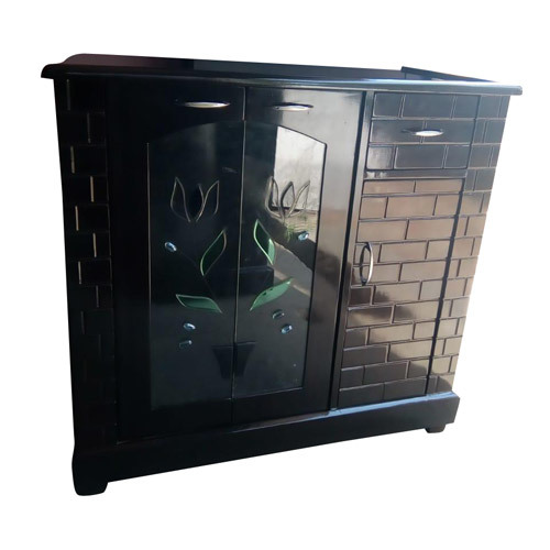 Wooden Sideboard Cabinet Glass