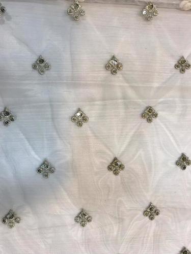 BUTTI WORK EMBROIDERY FABRIC