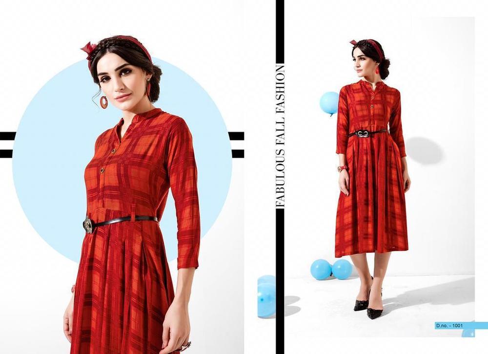 Fancy Rayon Kurtis
