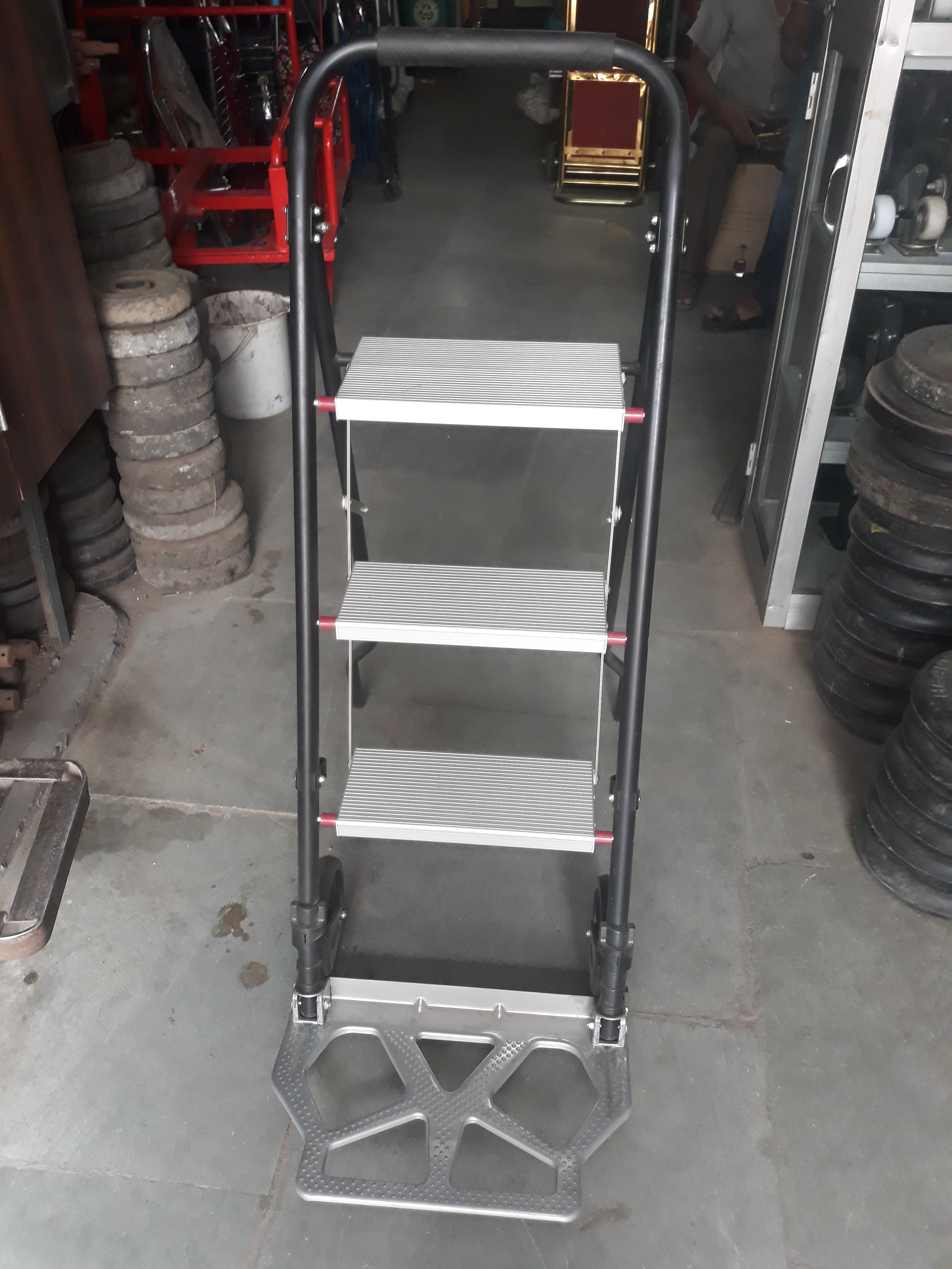 Aluminium Ladder Trolley