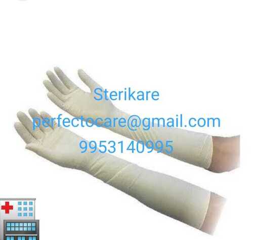 Chlorinated Elbow Length Gloves Application: Direct Apply