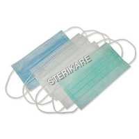 Disposable Face Mask - Non-woven Fabric, Blue And White, Soft And Foldable, 95% Dust Efficiency, Sterile For Medical Use