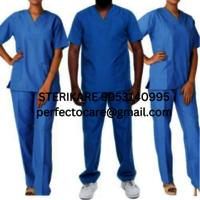 Hospital Scrub Suits - Color: White