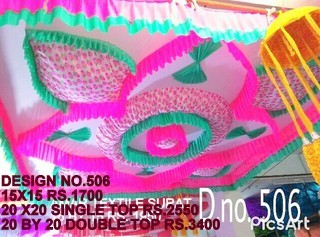 15x15 Marquee ceiling decorations