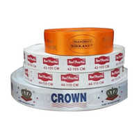 Washable Satin Label - Round Shape, Thickness 0.5-2mm | Waterproof, Long Lasting Print, Easy To Use For Garments, Towels, Bags