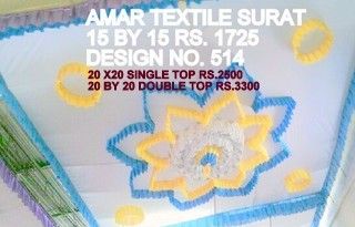 Ceiling designs fabric