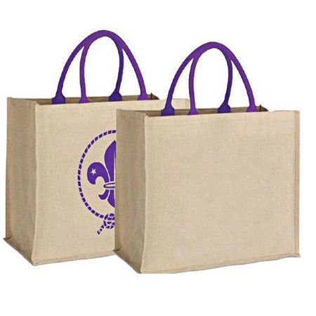 Brown Designer Jute Bags