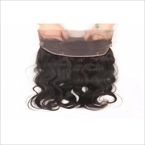 Natural Color Temple Remy Hair 360 Lace Frontal Wavy