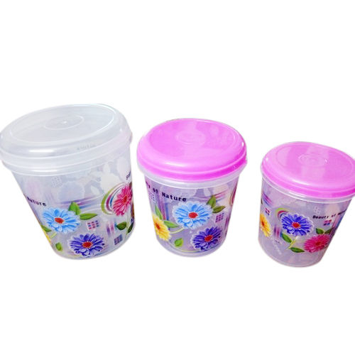 Kitchen Plastic Printed Container Hardness: Soft