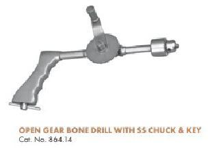 Open Gear Bone Drill With SS Chuck